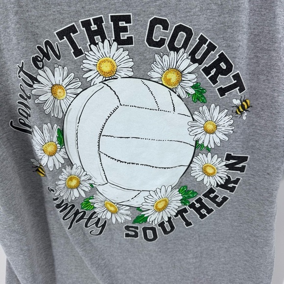 Simply Southern leave it on the court Shortsleeve Shirt - Picture 4 of 7